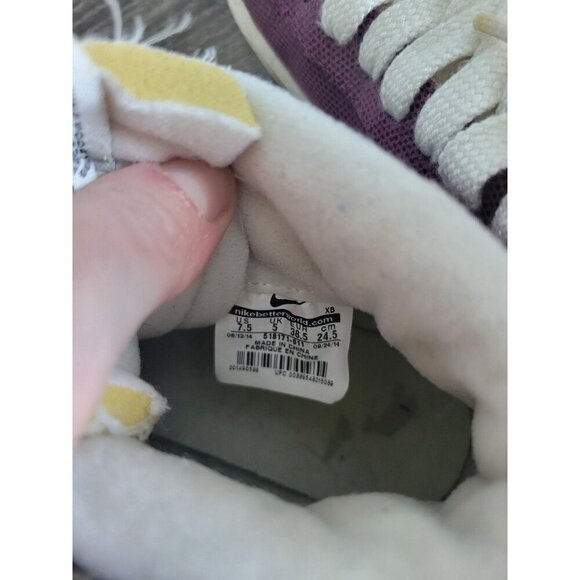 NIKE BLAZER MID TRAINERS SIZE 7.5 Y LEATHER HIGH TOP GYM 518171-611 - Picture 3 of 7